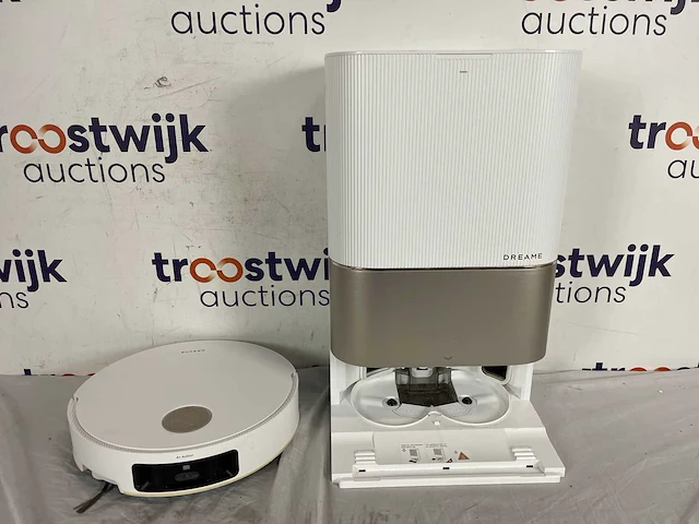 Dreame x50 ultra complete - robotstofzuiger met dweilfunctie - geschikt voor huisdierharen - complete accessoires kit - eenvoudig schoonmaken van laag meubilair - wit - afbeelding 2 van  2