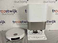 Dreame x50 ultra complete - robotstofzuiger met dweilfunctie - geschikt voor huisdierharen - complete accessoires kit - eenvoudig schoonmaken van laag meubilair - wit - afbeelding 2 van  2
