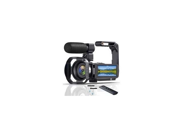 Dreanni 30 videocamera, 8 k, 64 mp, camcorder, 18 x digitale zoom, ir nachtzicht, videocamera voor youtube - afbeelding 1 van  1