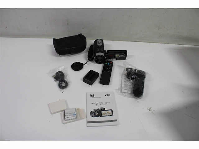Dreanni videocamera 8k 64mp camcorder 18x digitale zoom irnachtzichtwifi videocamera voor youtube vlogg - afbeelding 2 van  2