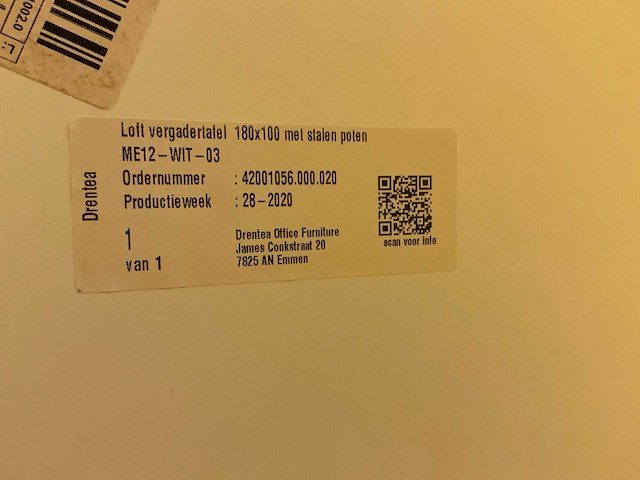 Drentea loft vergadertafel (2x) - afbeelding 5 van  6