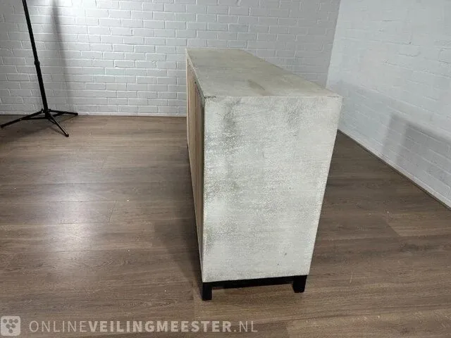 Dressoir – beton+eiken – metalen onderstel - afbeelding 3 van  8