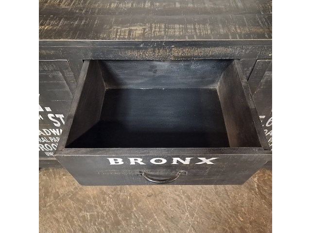 Dressoir chesterfield, bronx, grijs - afbeelding 4 van  9