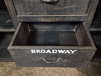 Dressoir chesterfield, bronx, grijs - afbeelding 5 van  9