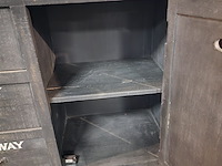 Dressoir chesterfield, bronx, grijs - afbeelding 6 van  9