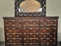 Dressoir chesterfield, bruin - afbeelding 1 van  4
