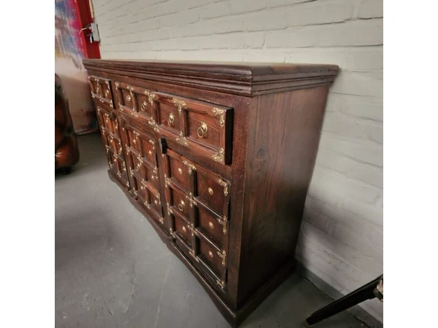 Dressoir chesterfield, bruin - afbeelding 2 van  4