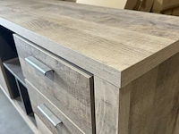 Dressoir metallica, sand en metallook - afbeelding 5 van  5