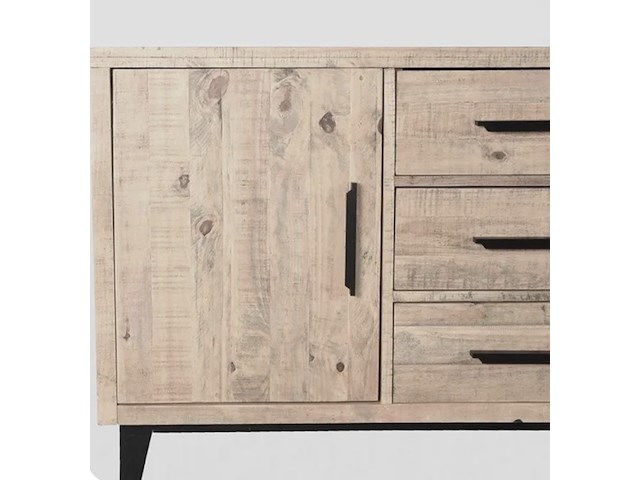Dressoir, naturel eikenhout - afbeelding 4 van  5