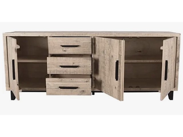 Dressoir, naturel eikenhout - afbeelding 2 van  5