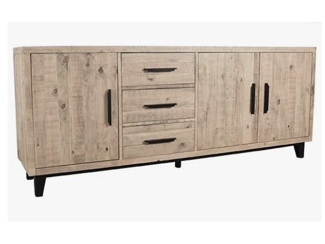 Dressoir, naturel grenenhout - afbeelding 1 van  5