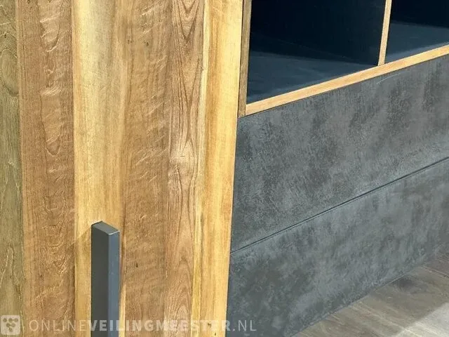 Dressoir – teakhout – metalen onderstel - afbeelding 7 van  7