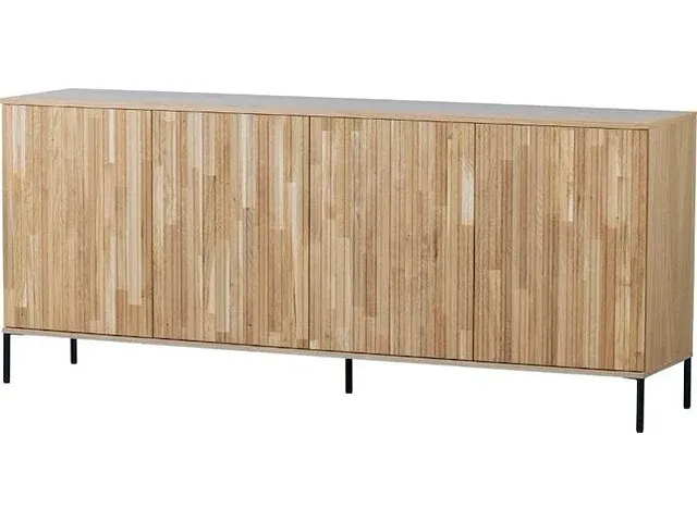 Dressoir woood, new gravure - eiken - naturel - 200 cm - afbeelding 1 van  1