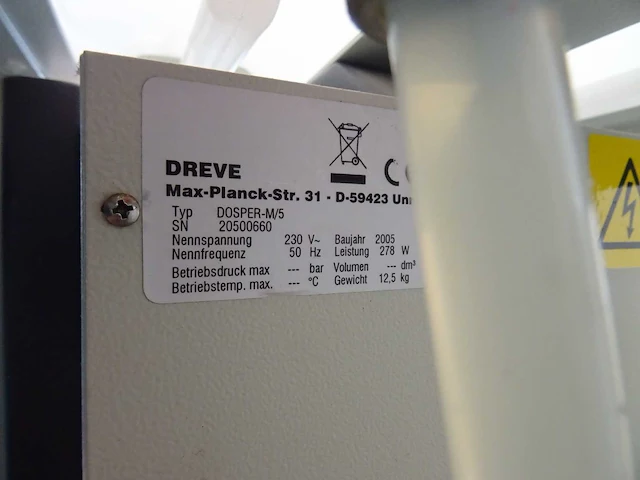 Dreve - 2005 - dosper - m/5 - doseer- en mengapparaat - afbeelding 5 van  5