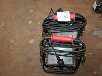 Drie bouwlampen. - afbeelding 1 van  2