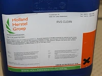 Drie deels aangebroken cans rvs clean. - afbeelding 2 van  2