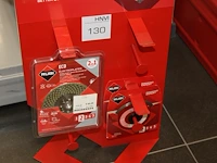 Drie diamantschijven rubi - afbeelding 1 van  2