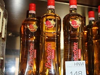 Drie flessen apfelkorn. - afbeelding 3 van  3