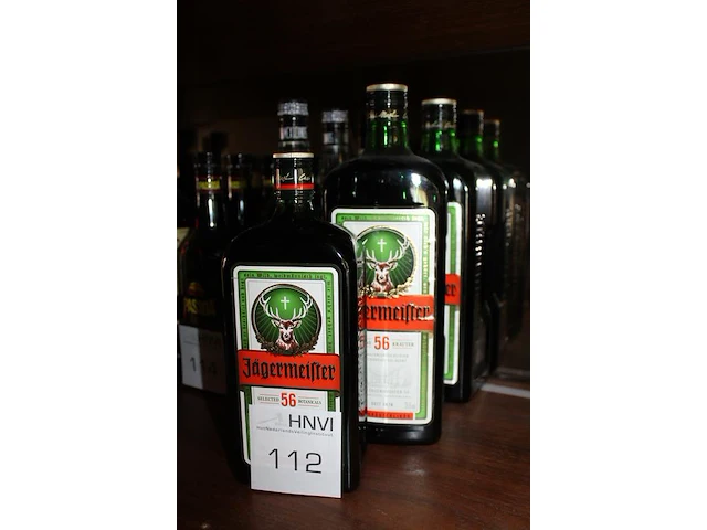Drie flessen jagermeister. - afbeelding 2 van  2