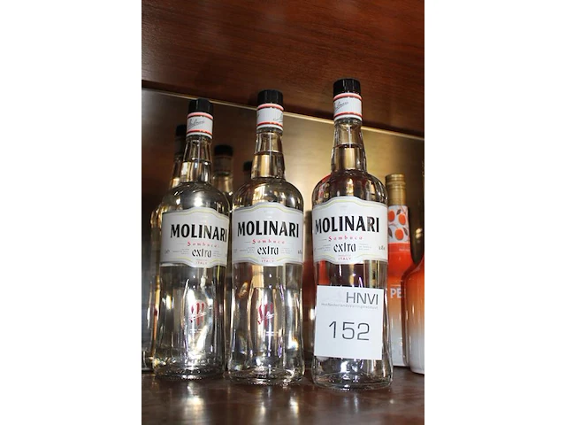 Drie flessen sambuca molinari. - afbeelding 2 van  2