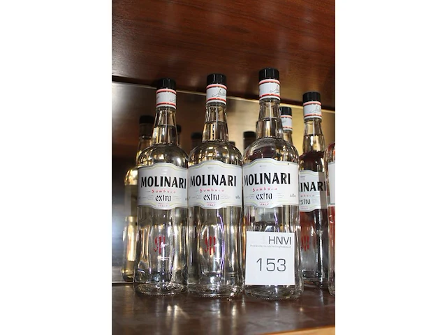 Drie flessen sambuca molinari. - afbeelding 2 van  2
