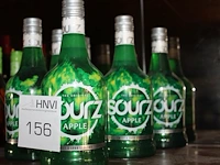 Drie flessen sourz apple. - afbeelding 1 van  2