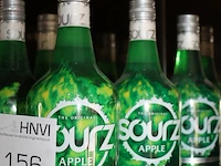 Drie flessen sourz apple. - afbeelding 2 van  2