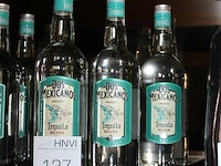 Drie flessen tequila dos mexicanos. - afbeelding 2 van  2