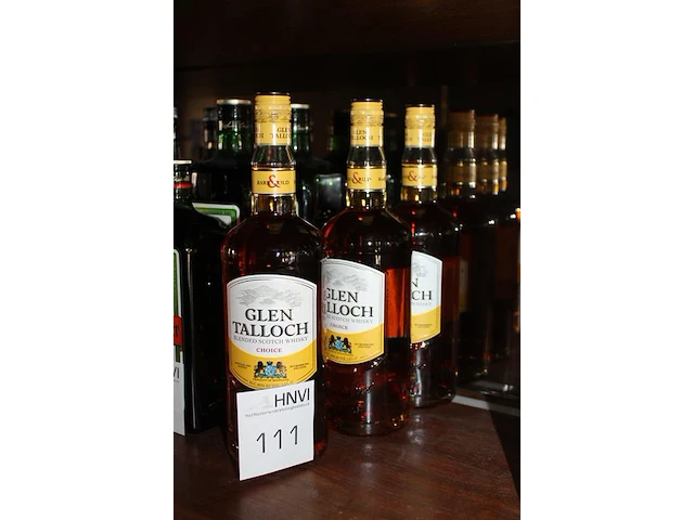 Drie flessen whisky glen talloch. - afbeelding 2 van  2