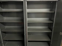 Drie magazijnkasten. afmeting 100 x 45 x 195 cm - afbeelding 3 van  3