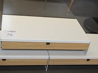 Drie monitorverhogers met lade ikea. - afbeelding 2 van  2