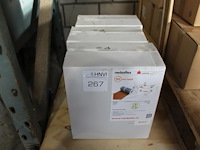 Drie rollen netsaflex 30 cm rood. - afbeelding 1 van  1