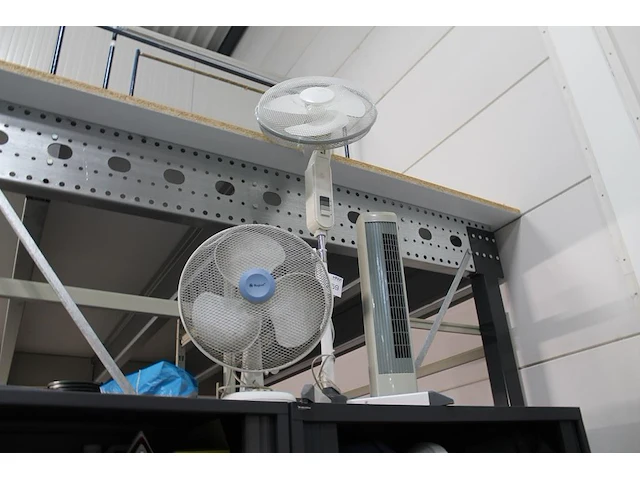 Drie ventilatoren op kast. - afbeelding 1 van  2