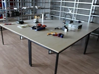 Drie werktafels afm. 160 x 80 x 74 cm - afbeelding 2 van  3