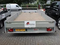Drieassige middenas aanhangwagen peters met kenteken 76-wp-vt. afmeting 236 x 650 cm. v.v. van afdekdoek op... - afbeelding 5 van  5