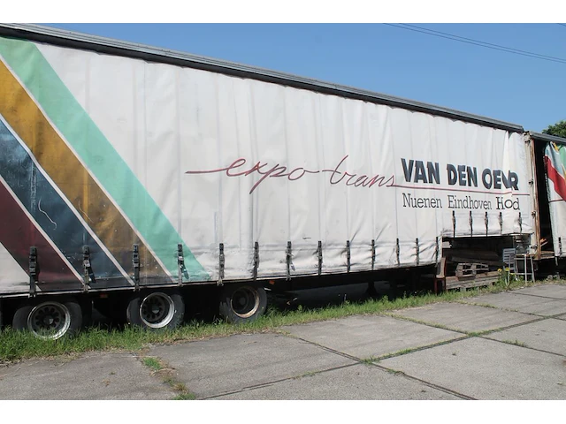 Drieassige trailer netam-fruehauf oncz36-324a met inrichting "open wagen met vast dak", afstand hartkoppeli... - afbeelding 3 van  4