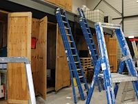 Driedelige aluminium ladder skyworks. 3x12 treden.