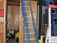 Driedelige aluminium ladder skyworks. 3x12 treden. - afbeelding 3 van  3