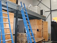 Driedelige aluminium ladder skyworks. 3x12 treden. - afbeelding 1 van  3