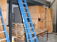 Driedelige aluminium ladder skyworks. 3x12 treden. - afbeelding 2 van  3