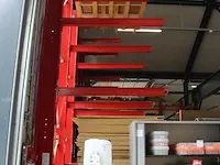Driedelige draagarmstelling itolang 230 x 185 x 500 cm. met vijftien armen met lengte 160 cm. bouwjaar 2021... - afbeelding 2 van  4