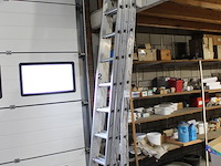 Driedelige opsteekladder dirks 3x 12 treden - afbeelding 2 van  4