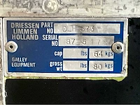 Driessen / klm dlh 573 vliegtuig trolley half formaat - afbeelding 7 van  7