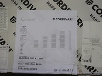 Drl handdoekradiator | model claudia | 500x1190 elektrisch plus - afbeelding 3 van  3