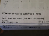 Drl handdoekradiator | model claudia | 600x760 elektrisch plus - afbeelding 3 van  3