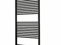 Drl handdoekradiator | model ecodesign | kleur mat zwart | 500x1190 | 700w | nieuw in doos - afbeelding 1 van  3