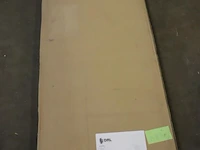 Drl handdoekradiator | model ecodesign | kleur mat zwart | 500x1190 | 700w | nieuw in doos - afbeelding 2 van  3