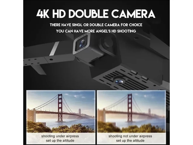 Drone 4k professinal - afbeelding 3 van  5