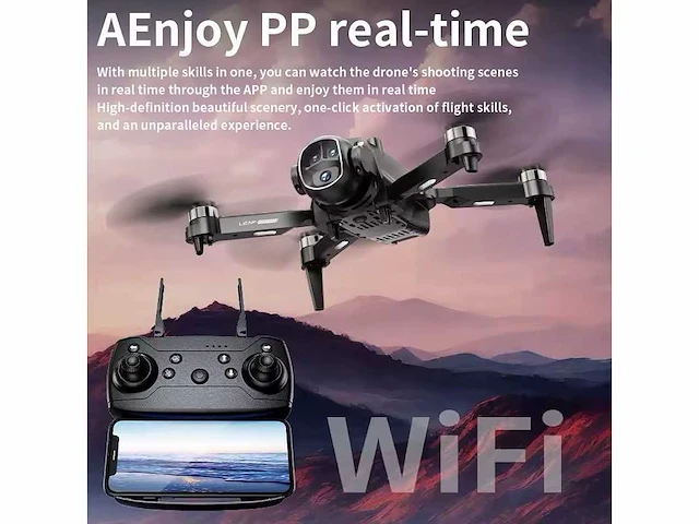 Drone 8k wifi gps hd dual camera (6x) - afbeelding 4 van  8
