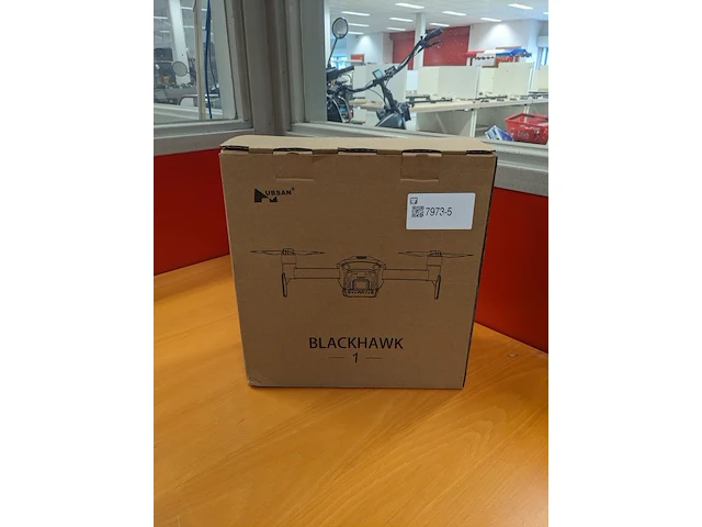 Drone, hubsan blackhawk 1, upgraded met hindernisvermijding gps, 9km, fpv, 4k, 30fps camera 3-as, zwart - afbeelding 1 van  1